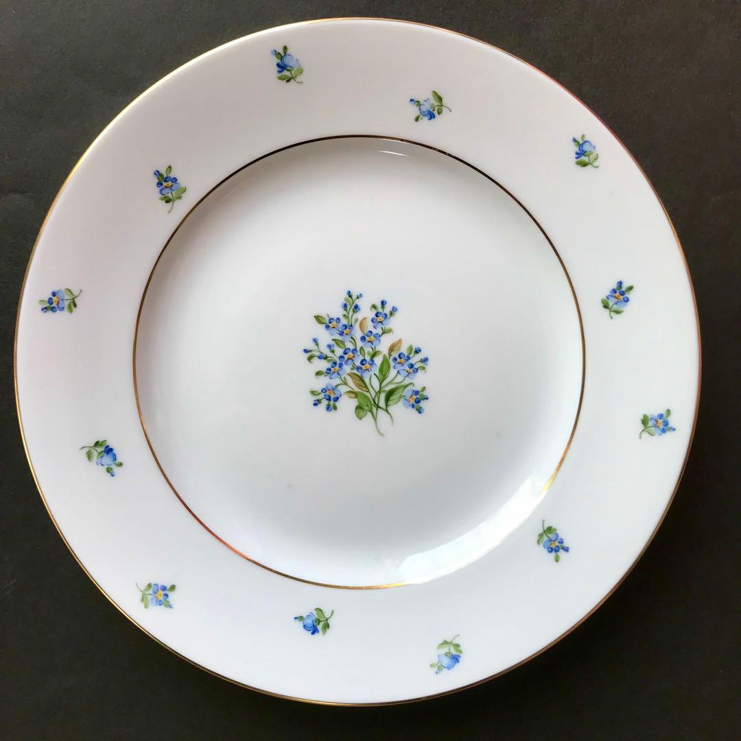 【未使用】アウガルテン 忘れな草　プレート