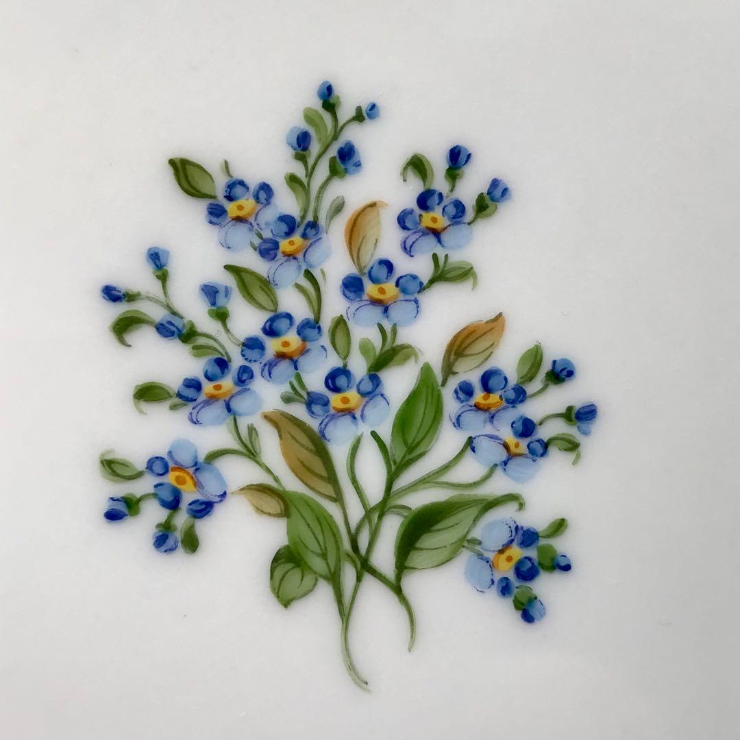 【未使用】アウガルテン 忘れな草　プレート