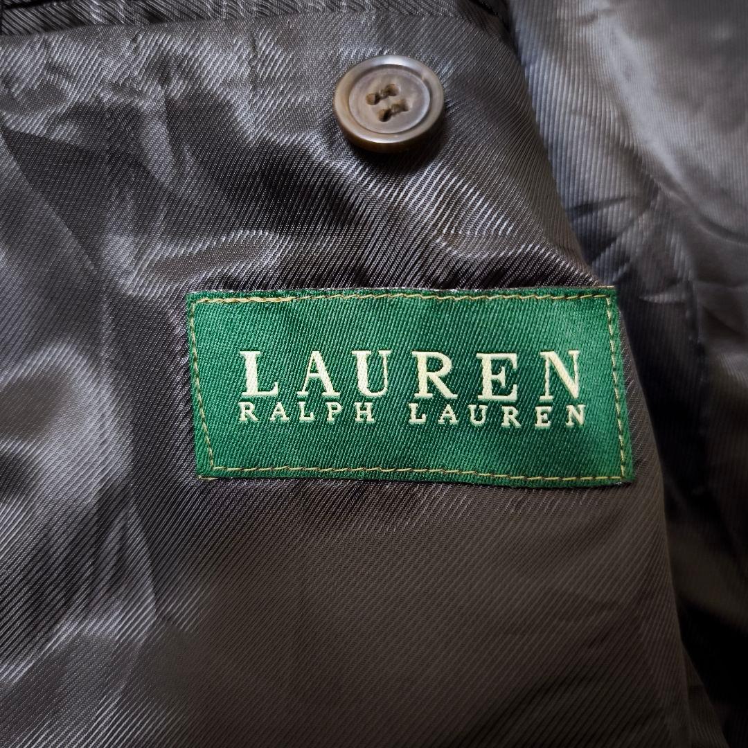 未使用ローレンラルフローレン カシミヤ混 タグ付きチェスターコート グレー 44