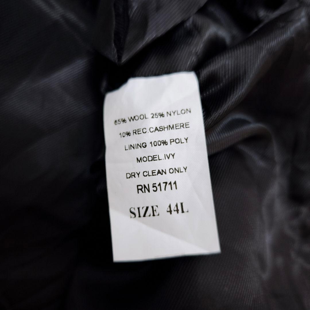 未使用ローレンラルフローレン カシミヤ混 タグ付きチェスターコート グレー 44