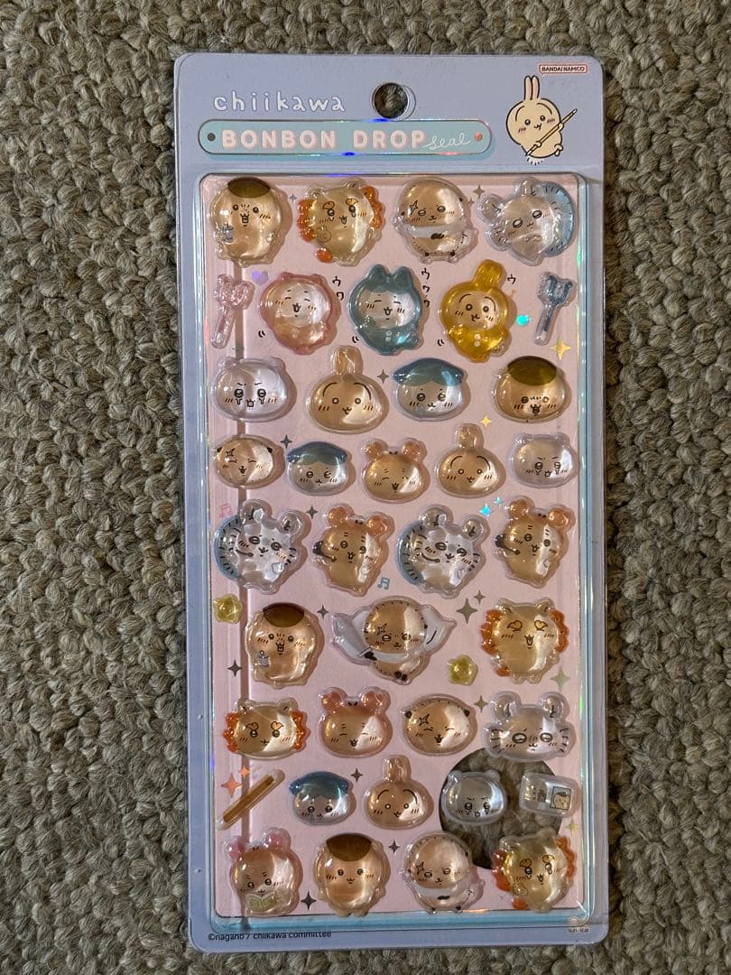 ちいかわ　ボンボンドロップシール&ウォーターシール 10枚コンプリートセット