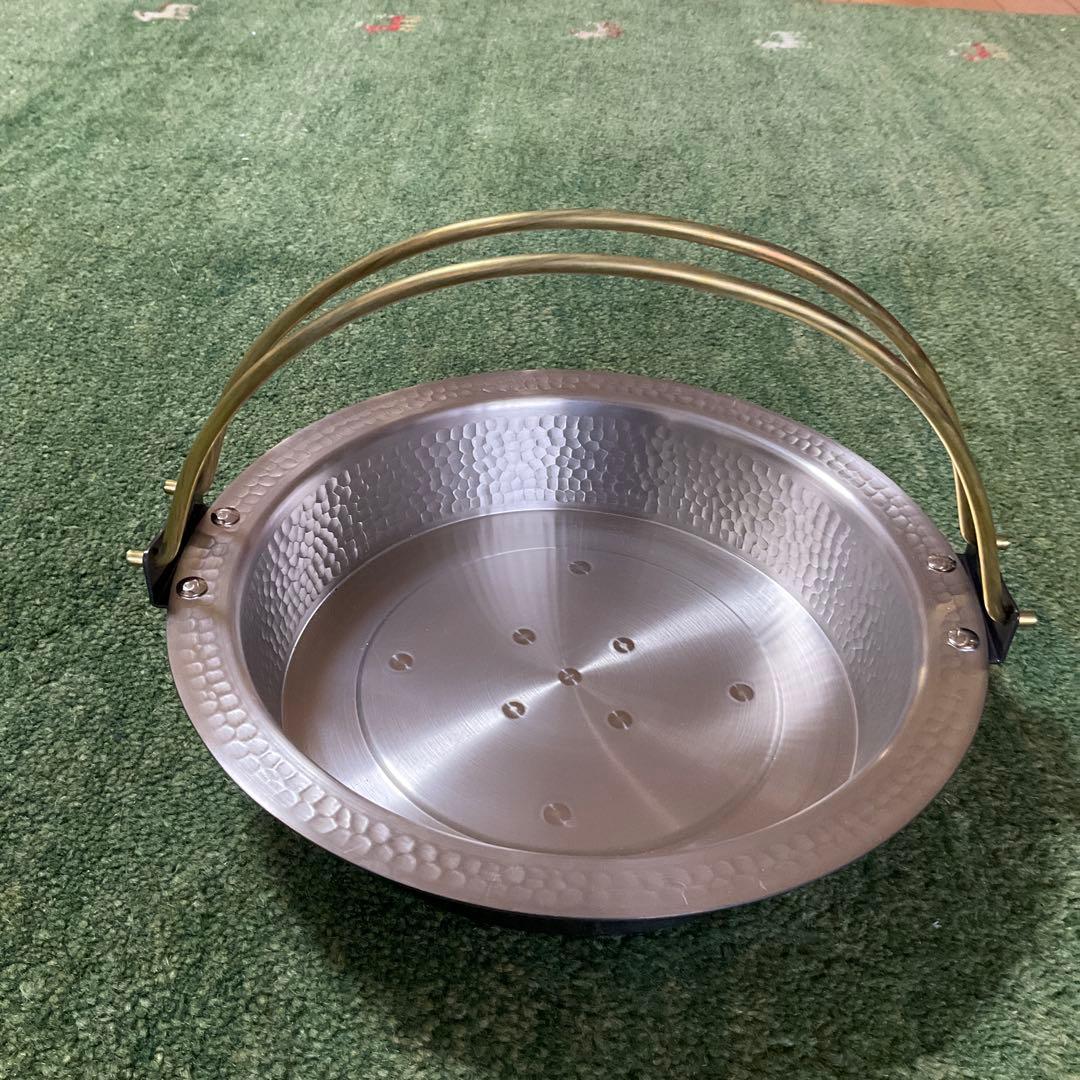 銅製　すき焼き鍋　IH対応　新光金属製