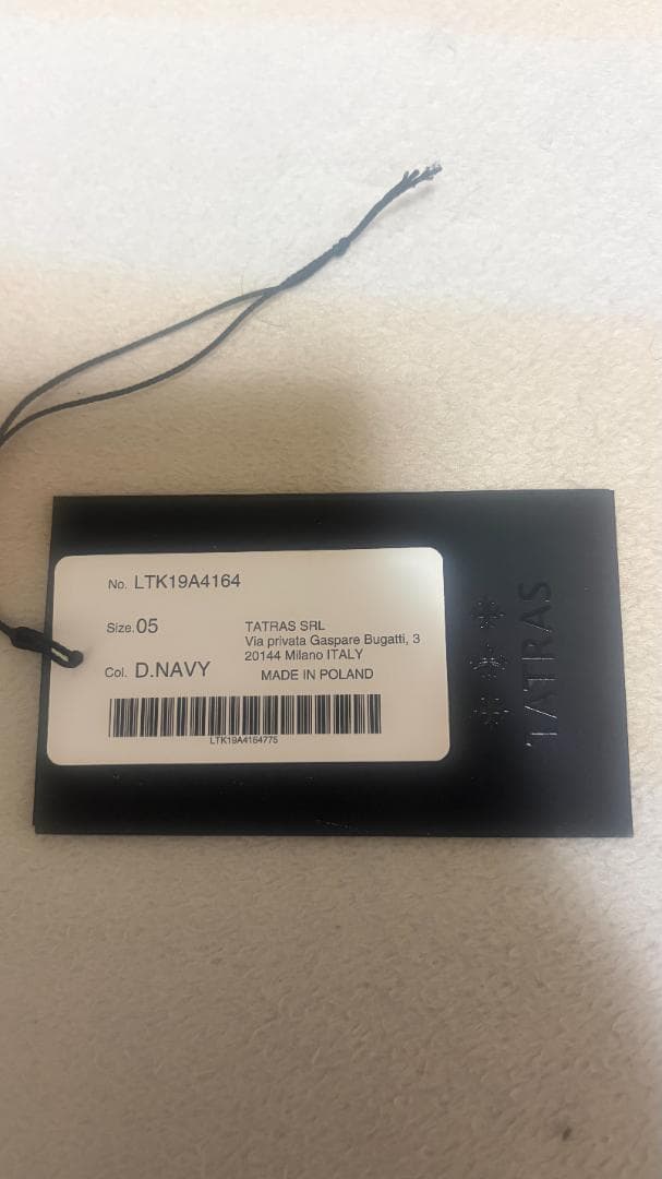 タトラス TATRAS ショート丈ダウンネイビー 【サイズ05】