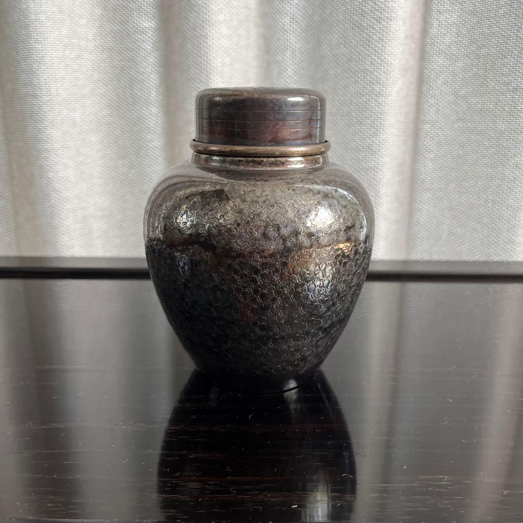 骨董　茶入れ　茶筒