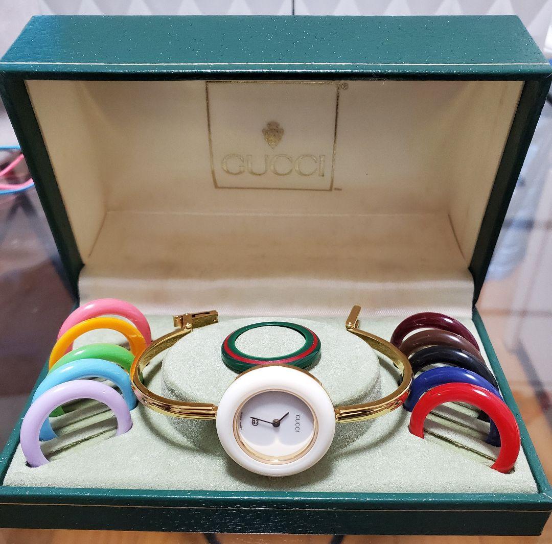 GUCCI グッチ 腕時計 チェンジベゼル  ゴールド ヴィンテージ