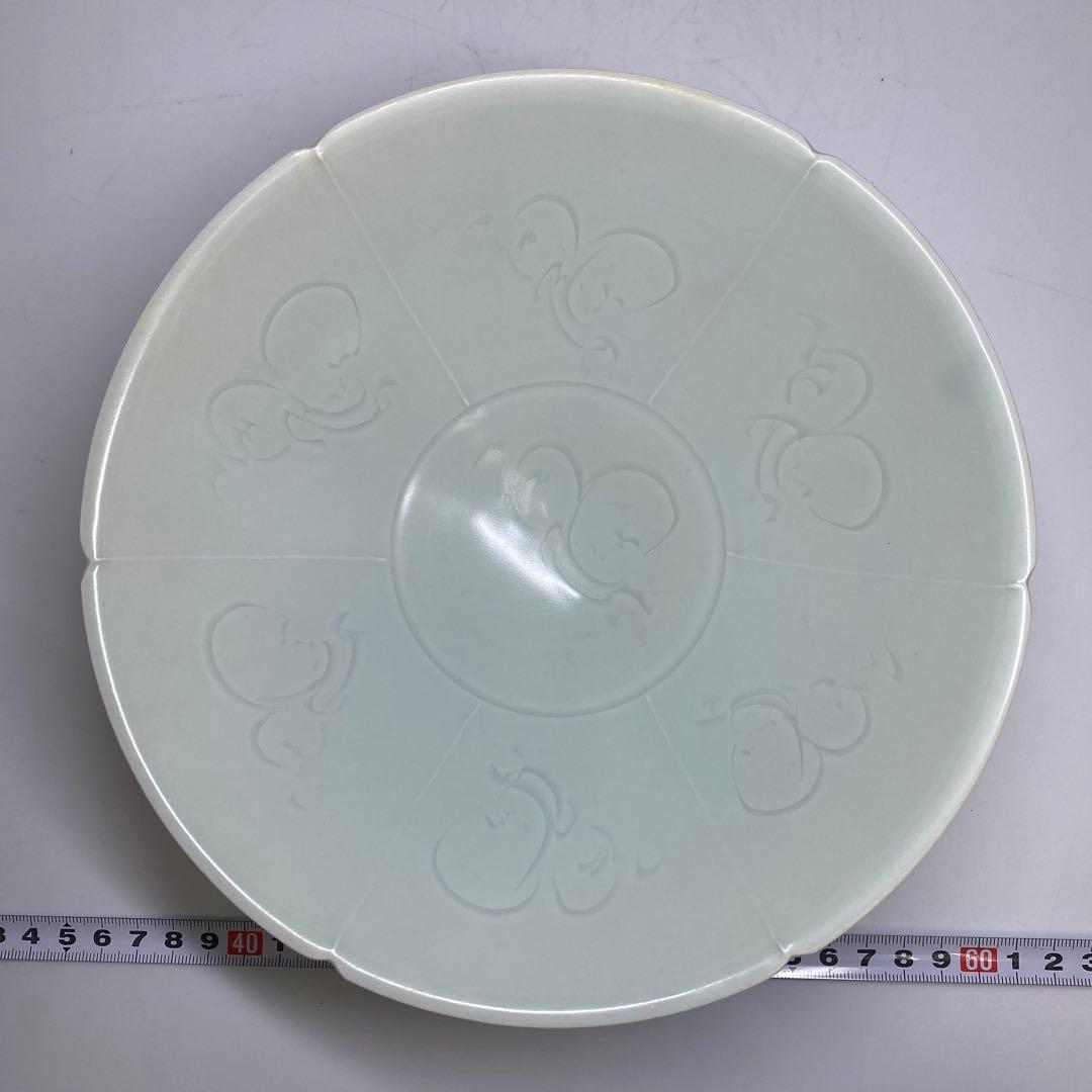 中国美術 青白磁 大鉢 w20.8cm 東キ7-1123⑤ タニト