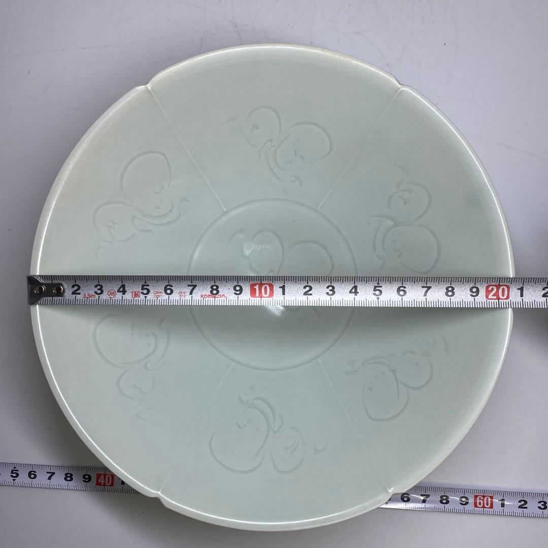 中国美術 青白磁 大鉢 w20.8cm 東キ7-1123⑤ タニト