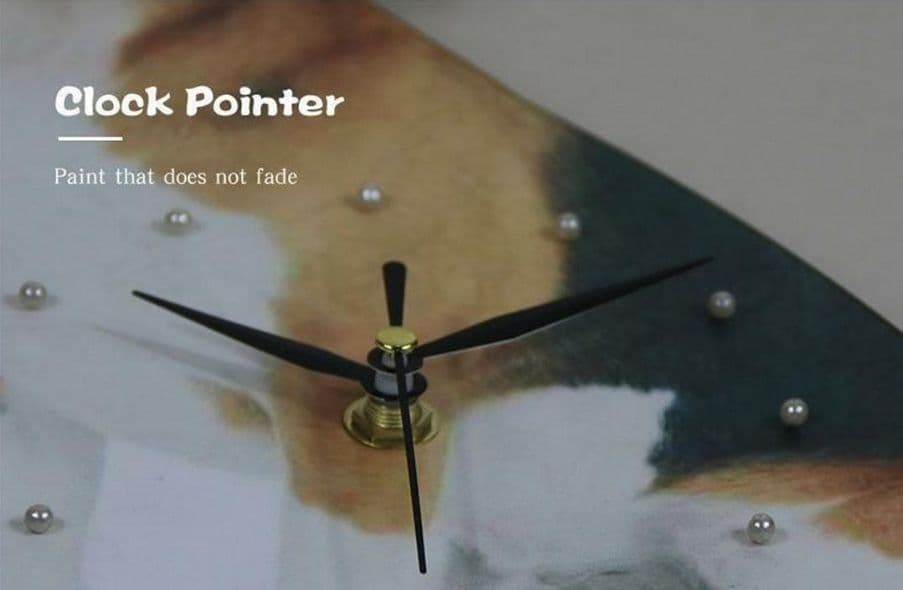 【リアル】壁掛け ペット時計 かわいい ビーグル インテリア