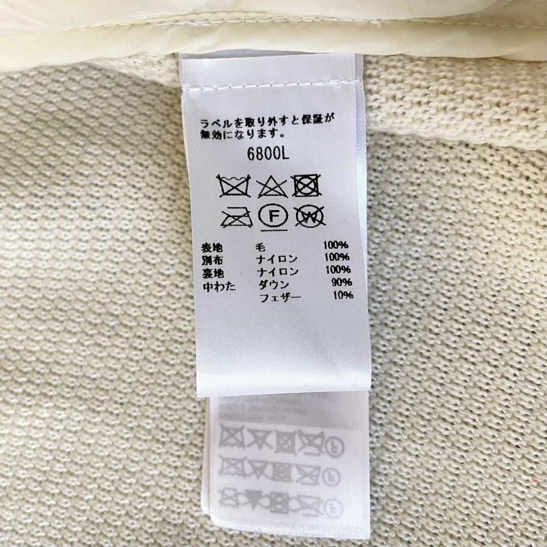 未使用級★カナダグース　ハイブリッジ　キルテッド　ニットフーディー　ダウン　S