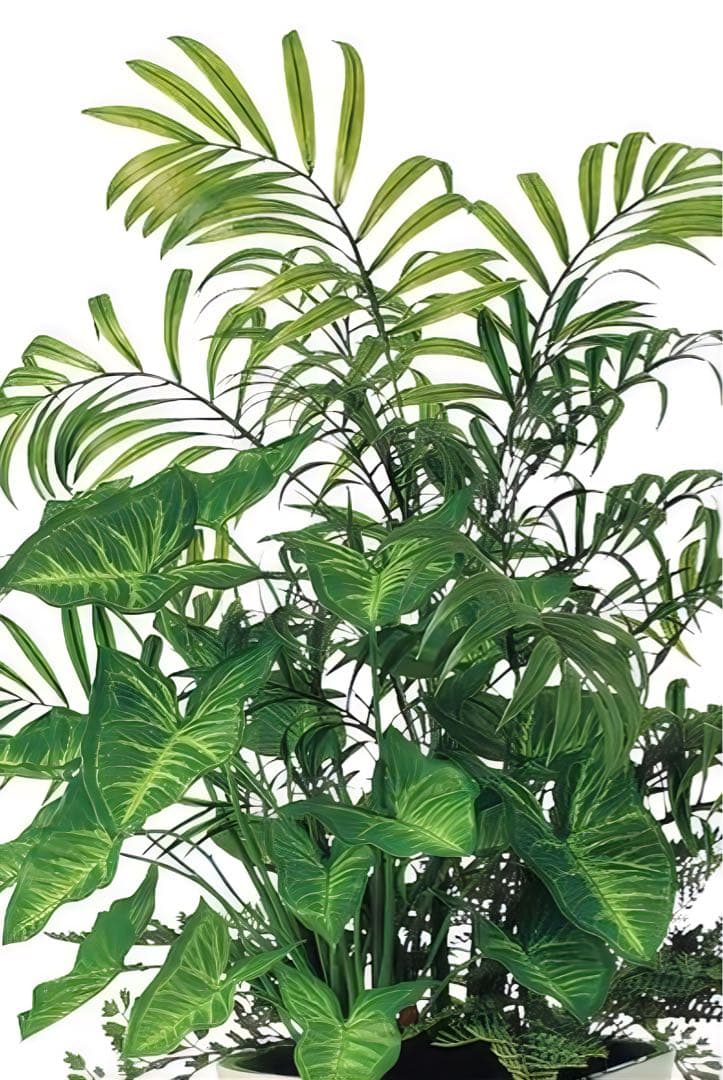 光触媒　人工観葉植物　ウォールグリーン　フェイクグリーン　テーブルヤシアレンジ@