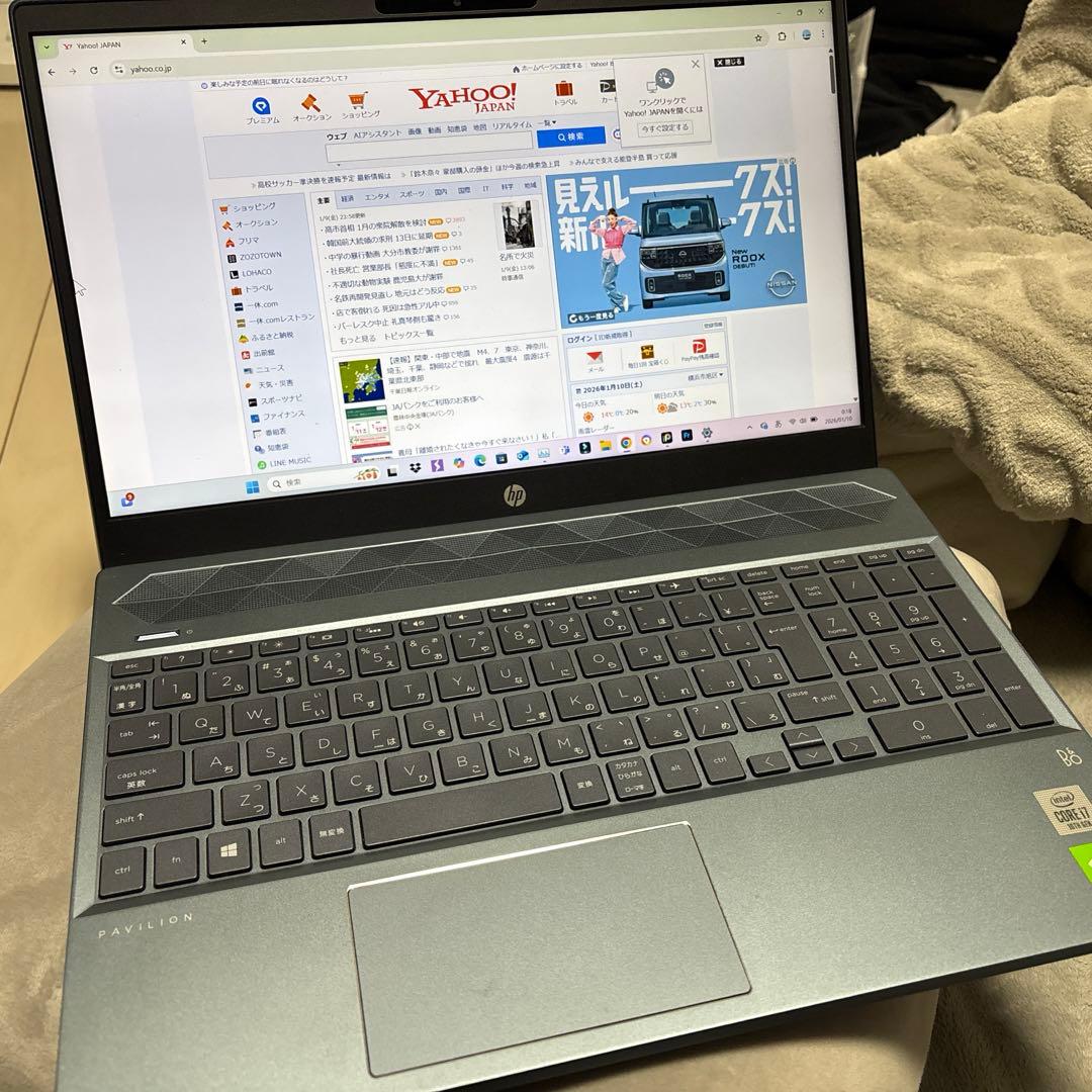 Windowsノート本体 hp pavilion 15-cs3xxx