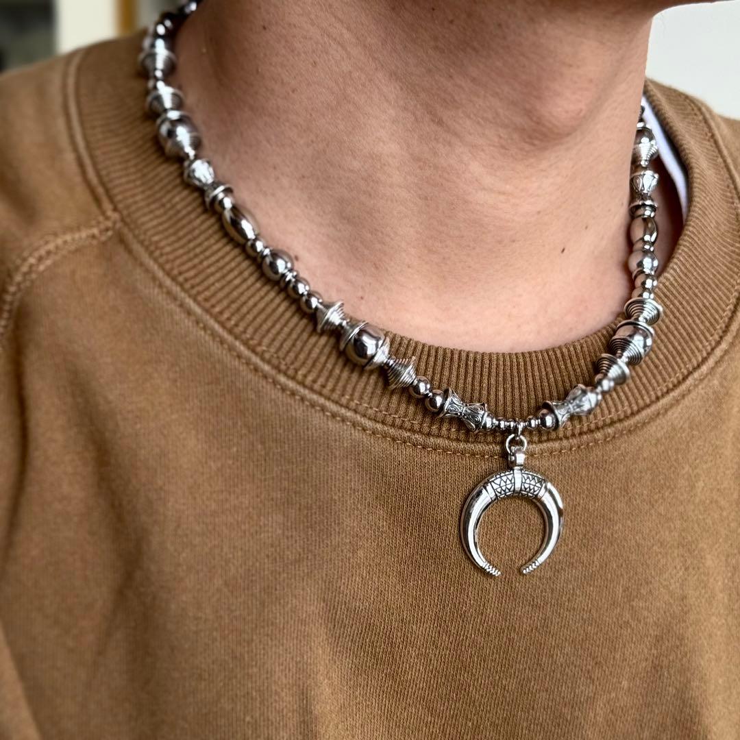 インディアンジュエリー　ナジャ　極太　ネックレス　ネイティブアクセサリー