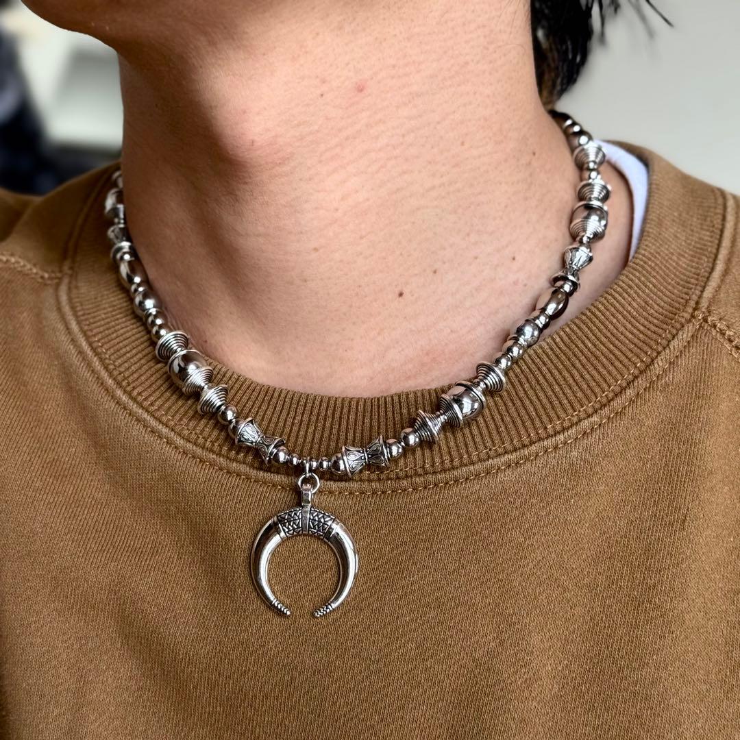 インディアンジュエリー　ナジャ　極太　ネックレス　ネイティブアクセサリー