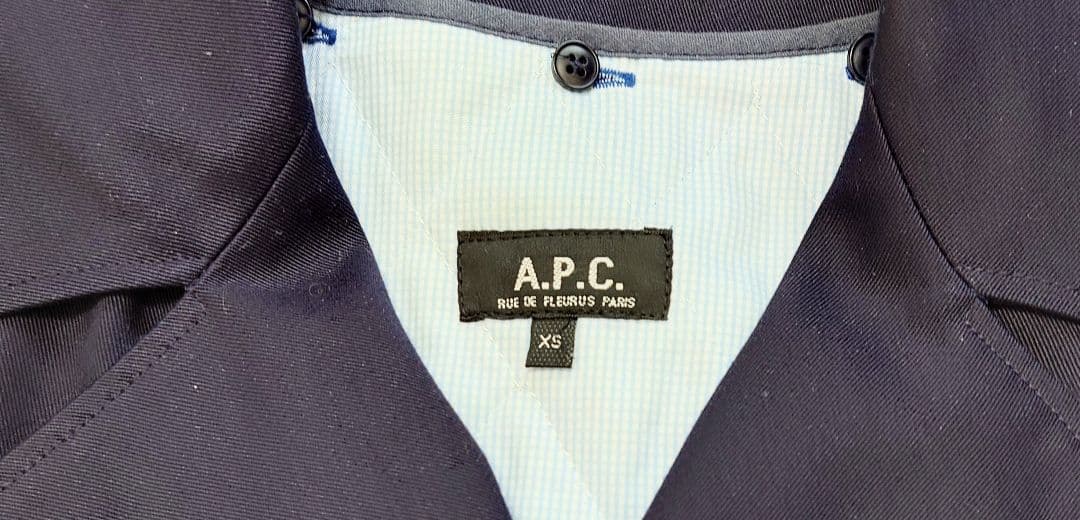 A.P.C. アーペーセー 90年代 トレンチコート XS(M相当) ネイビー
