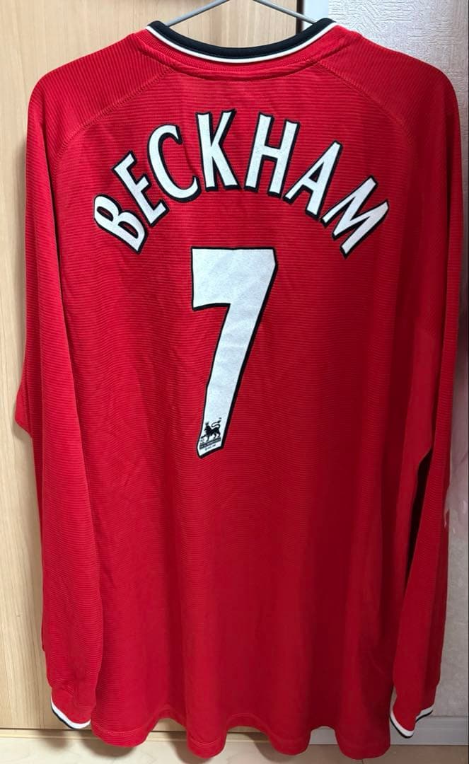 マンチェスターユナイテッド 00-02 ホーム 長袖ユニフォーム ベッカム