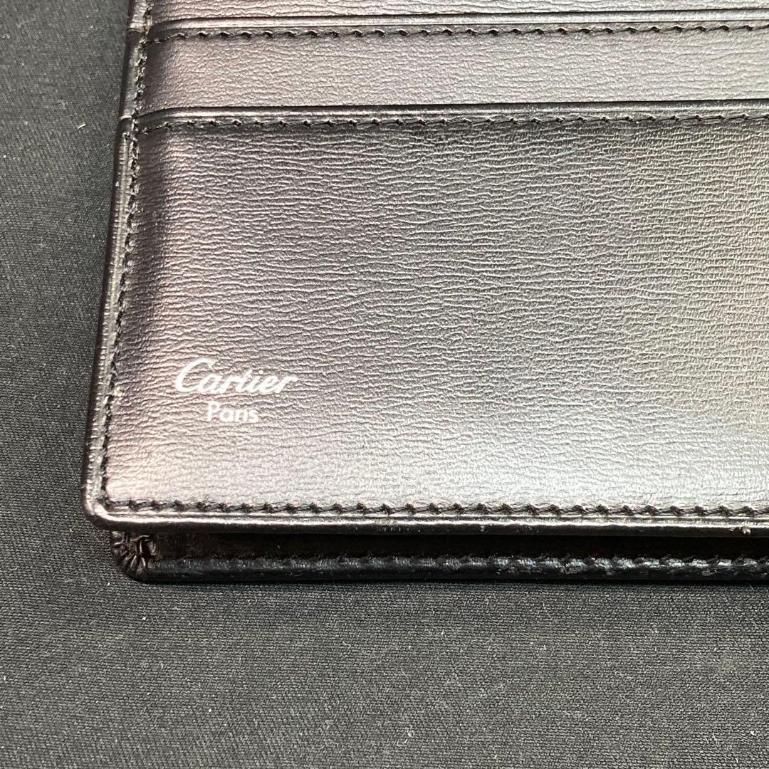 《カルティエ》長財布 Cartier ブラック