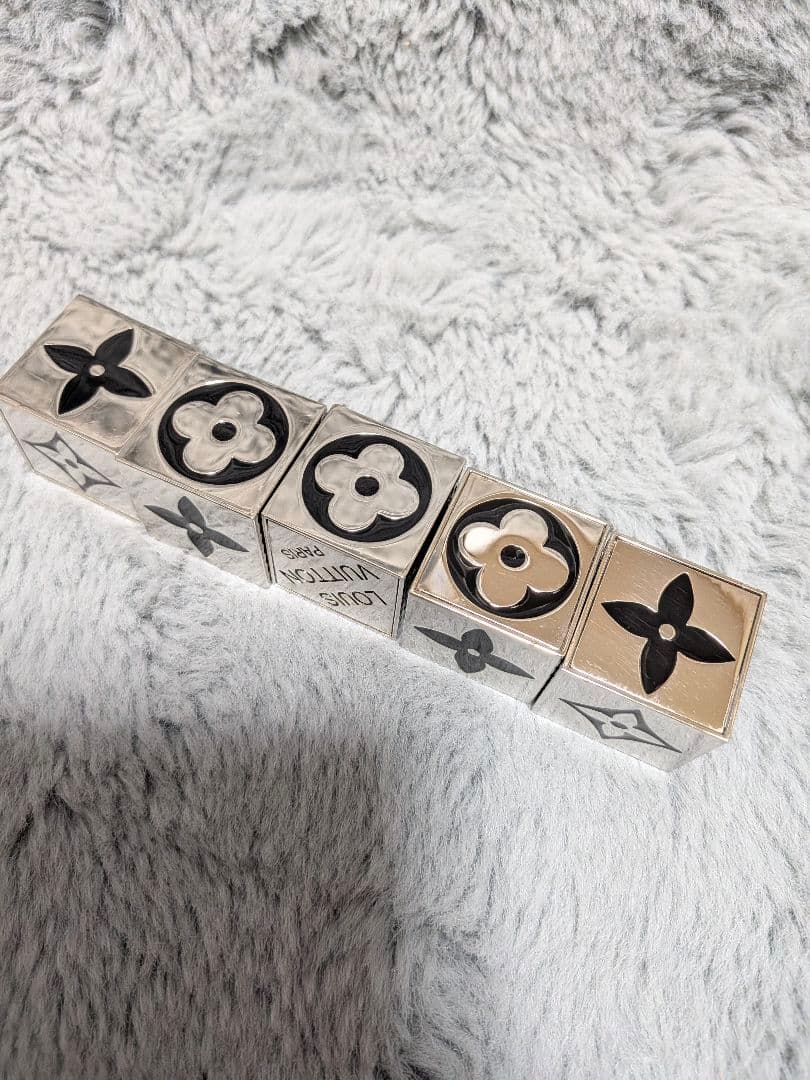 美品限定非売品ルイヴィトン モノグラム キューブ ブレスレット シルバー正規品