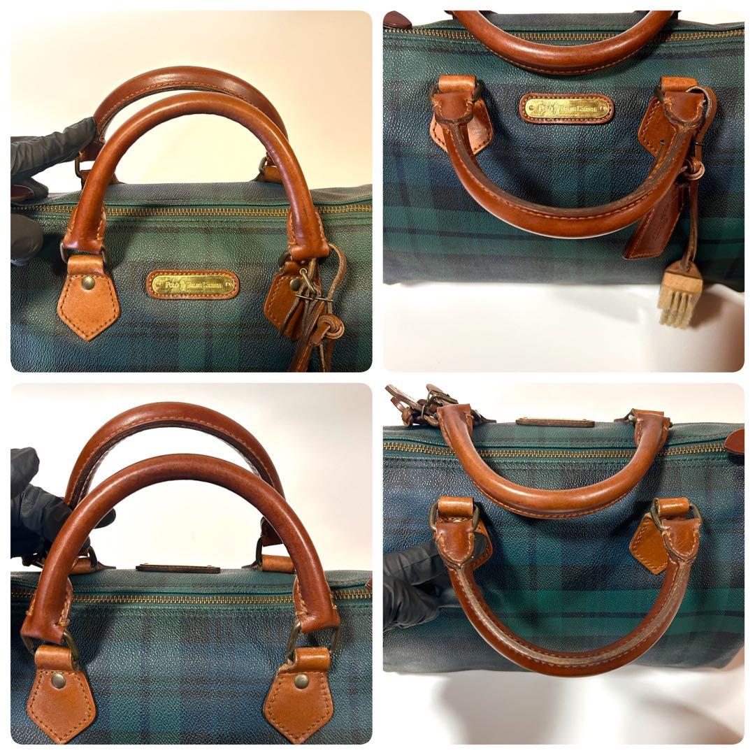 ✨極美品✨ ラルフローレン 2WAY ボストンバッグ ミニ 高級レザー 希少性大