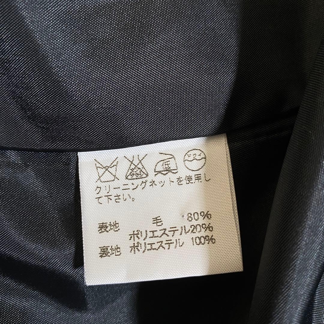 美品♡Plantation ウール グラデーションボーダーロングコート ロング