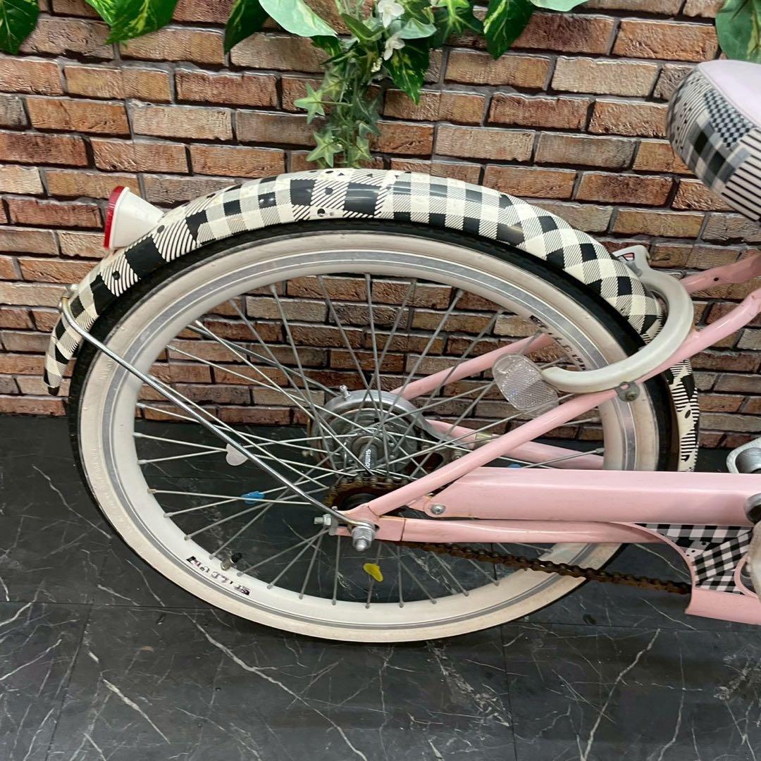 【106】子供用自転車 子供車 SPICEUP ピンク 20インチ シングル