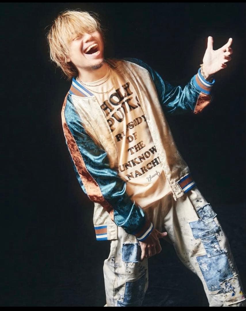 glamb グラム スカジャン 総柄 フラワージャガードスカジャンパー