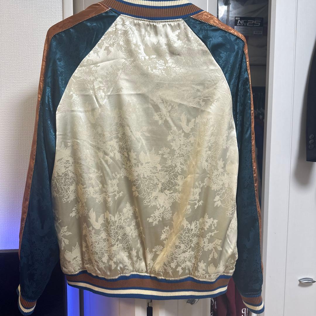 glamb グラム スカジャン 総柄 フラワージャガードスカジャンパー