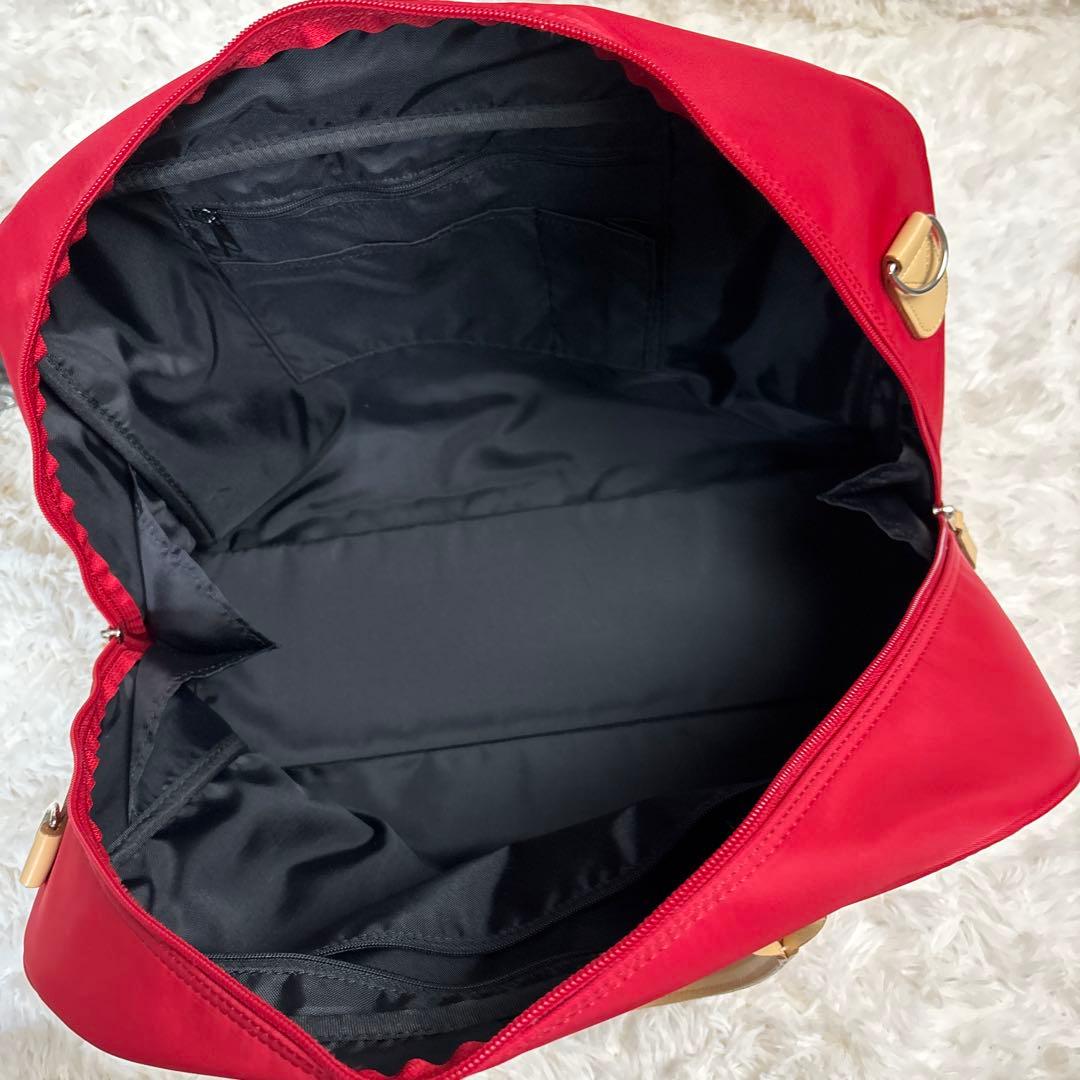 【美品】BURBERRY GOLF ボストンバッグ　ダッフルバッグ　レッド