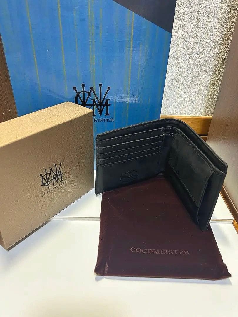 COCOMIESTER ナポレオンカーフ　ボナパルトパース(ワイルドブラック)