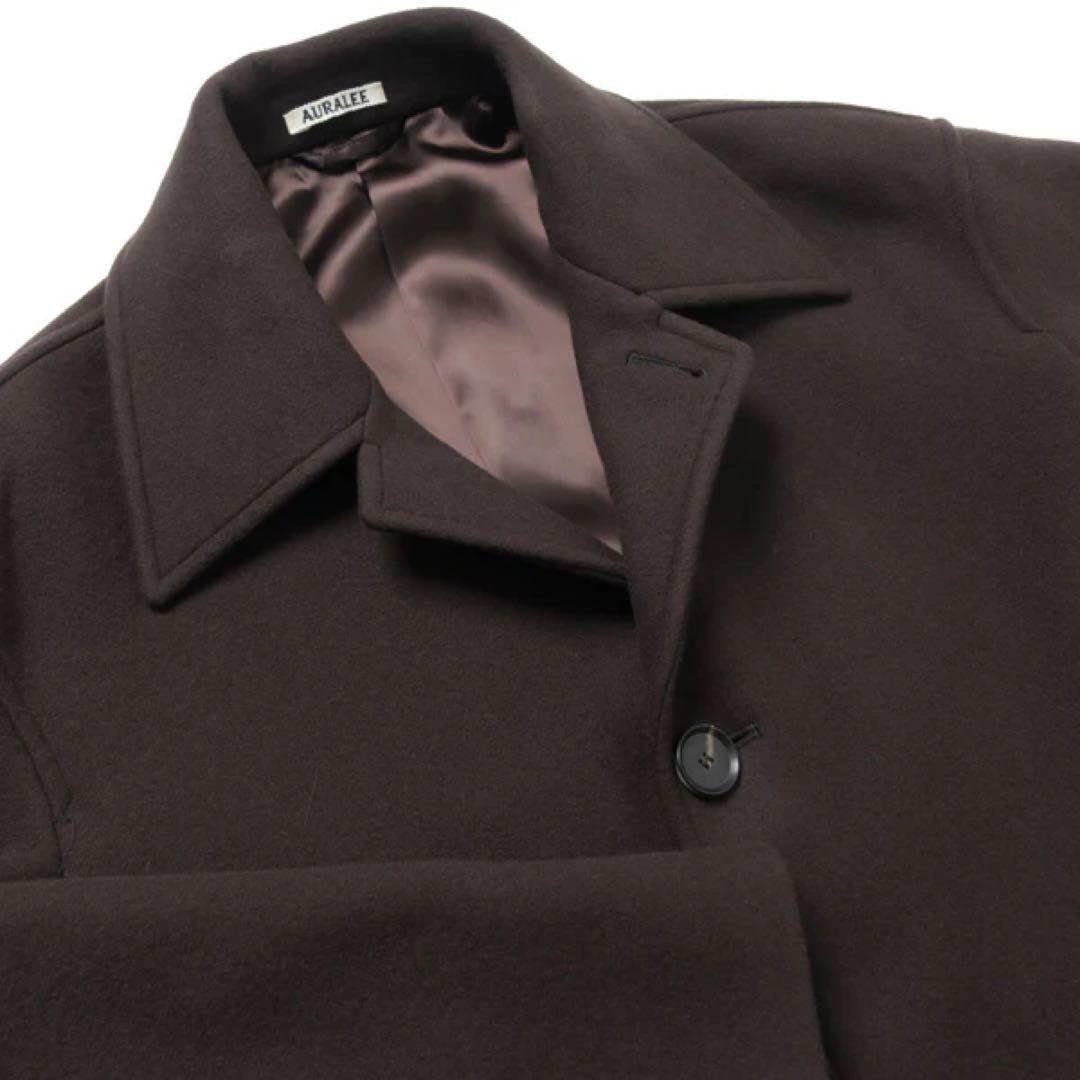 ジャケット・アウター DOUBLE CLOTH LIGHT MELTON COLLAR COAT