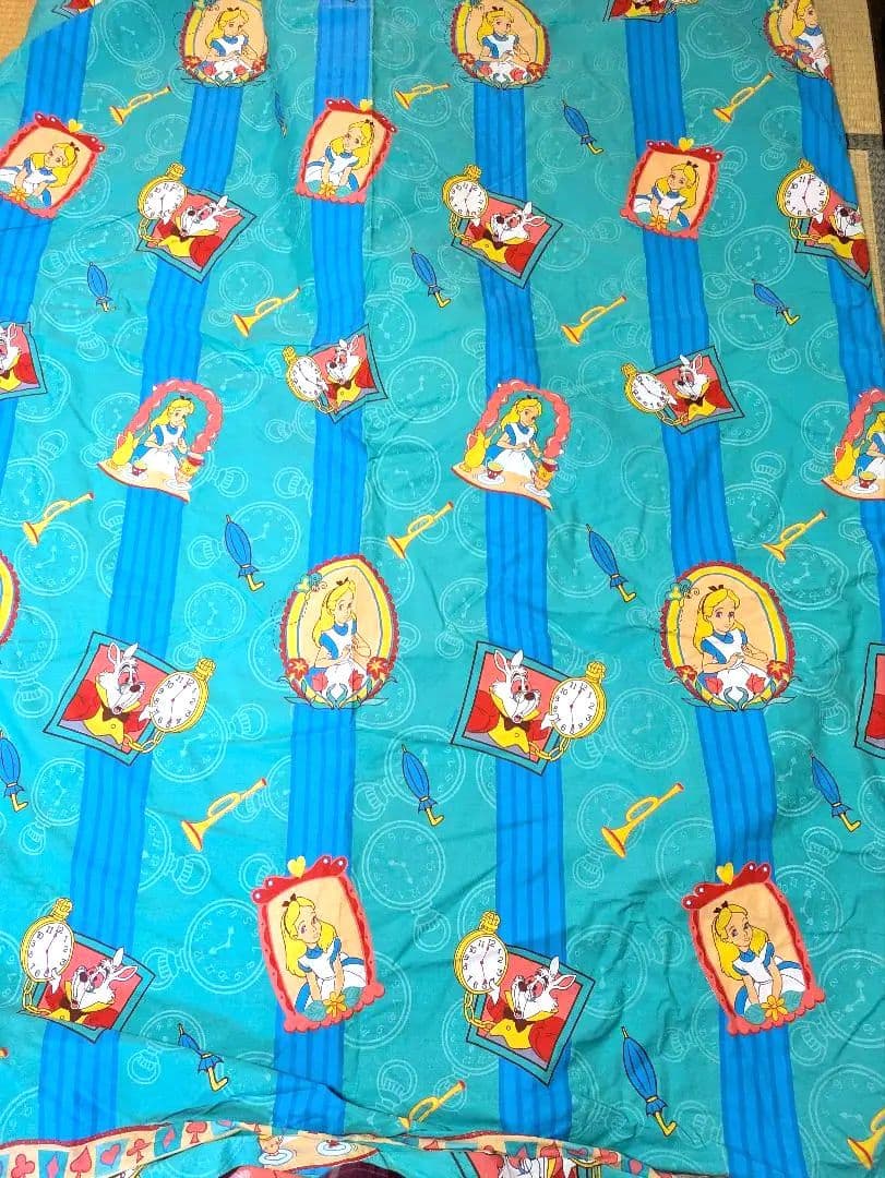 ディズニーシーツ　不思議の国のアリス　掛け布団カバー