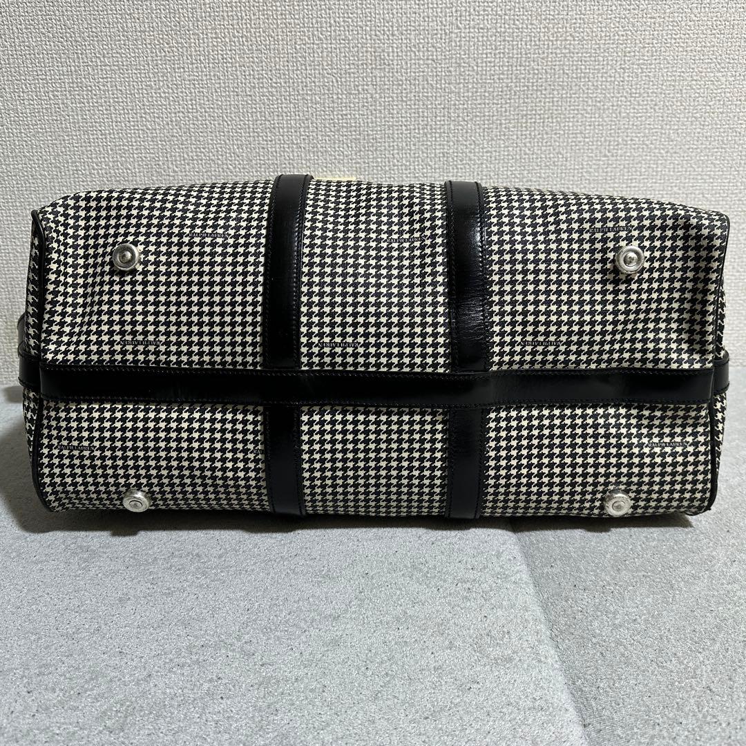 s*r様 美品✨2way 大容量　ラルフローレン　ボストンバッグ　ブラック　ホワ