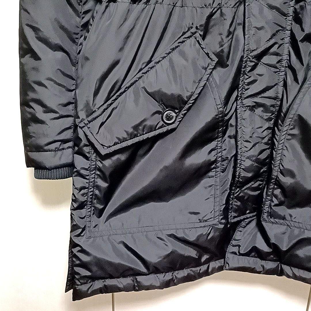 美品★DIESEL　ディーゼル　N-2B　N-3B　中綿　ミリタリー コート　黒