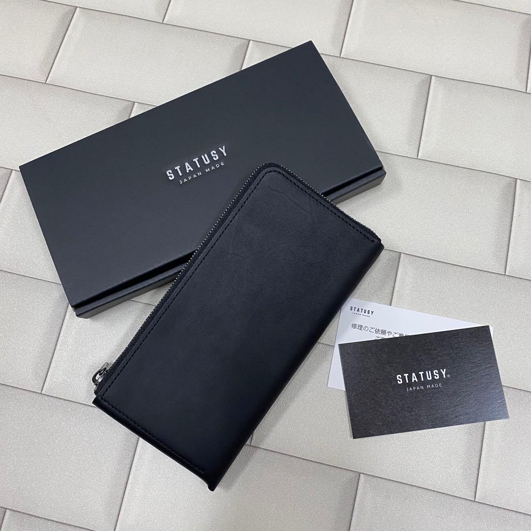 STATUSY il modo ZIP 左利き 長財布 ブラック