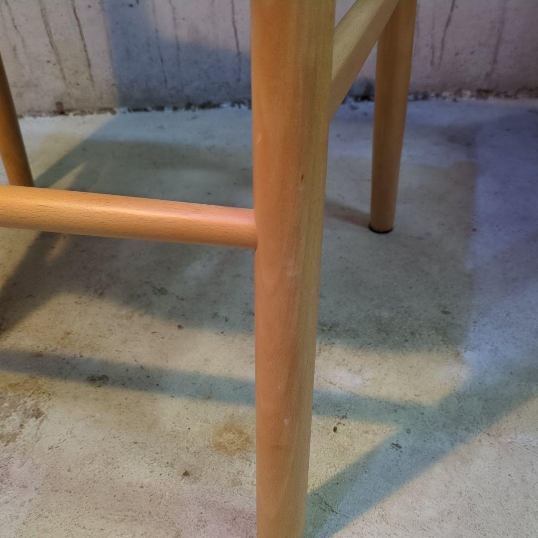 ペーパーコード 天然木アームチェア ダイニングチェア Yチェア風 曲木 ④