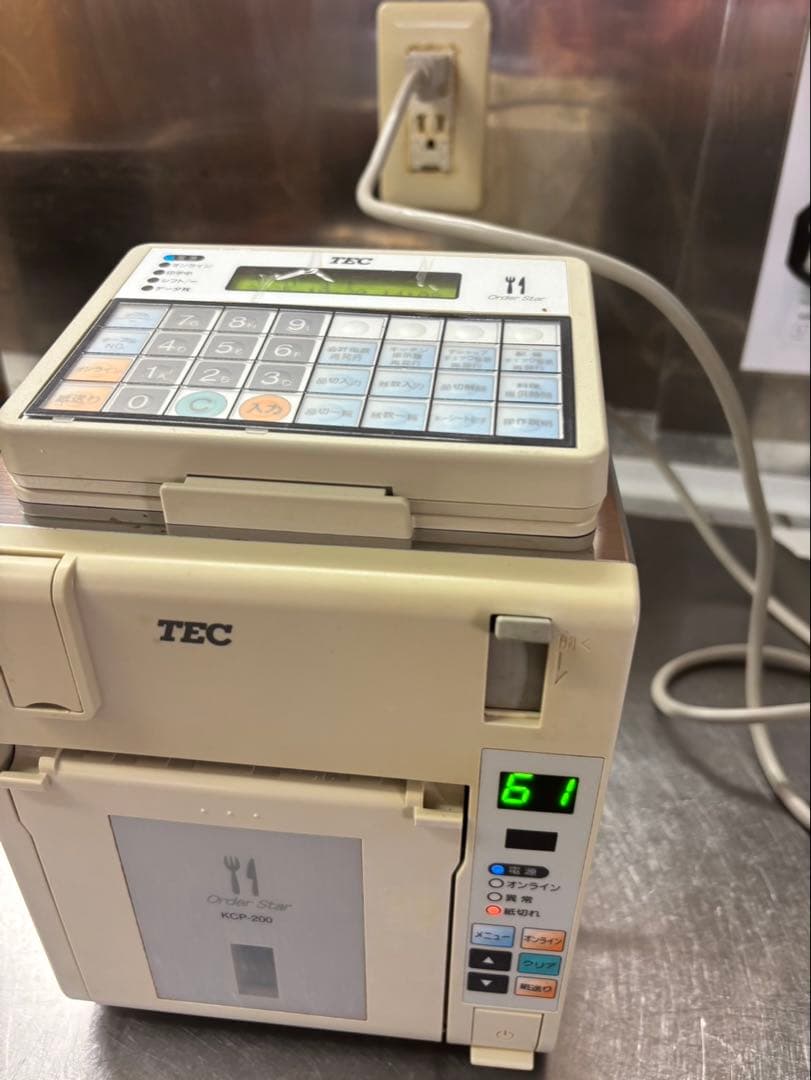 daipi　東芝TEC キッチンプリンターKCP-200 2台＋オーダー