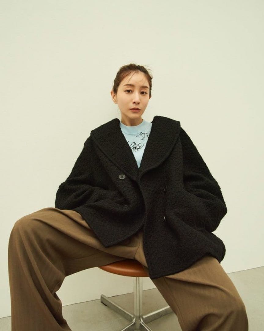 clane 田中みな実　OVER TWEED COAT