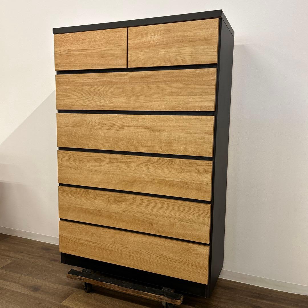 新品☆ハイチェスト 整理タンス 箪笥 チェスト 収納 大容量 国産タンス 木目調