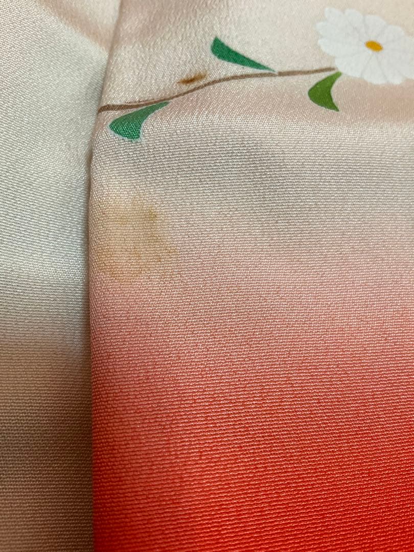 七五三　お正月　女の子　正絹　着物　長襦袢　肌着　7歳