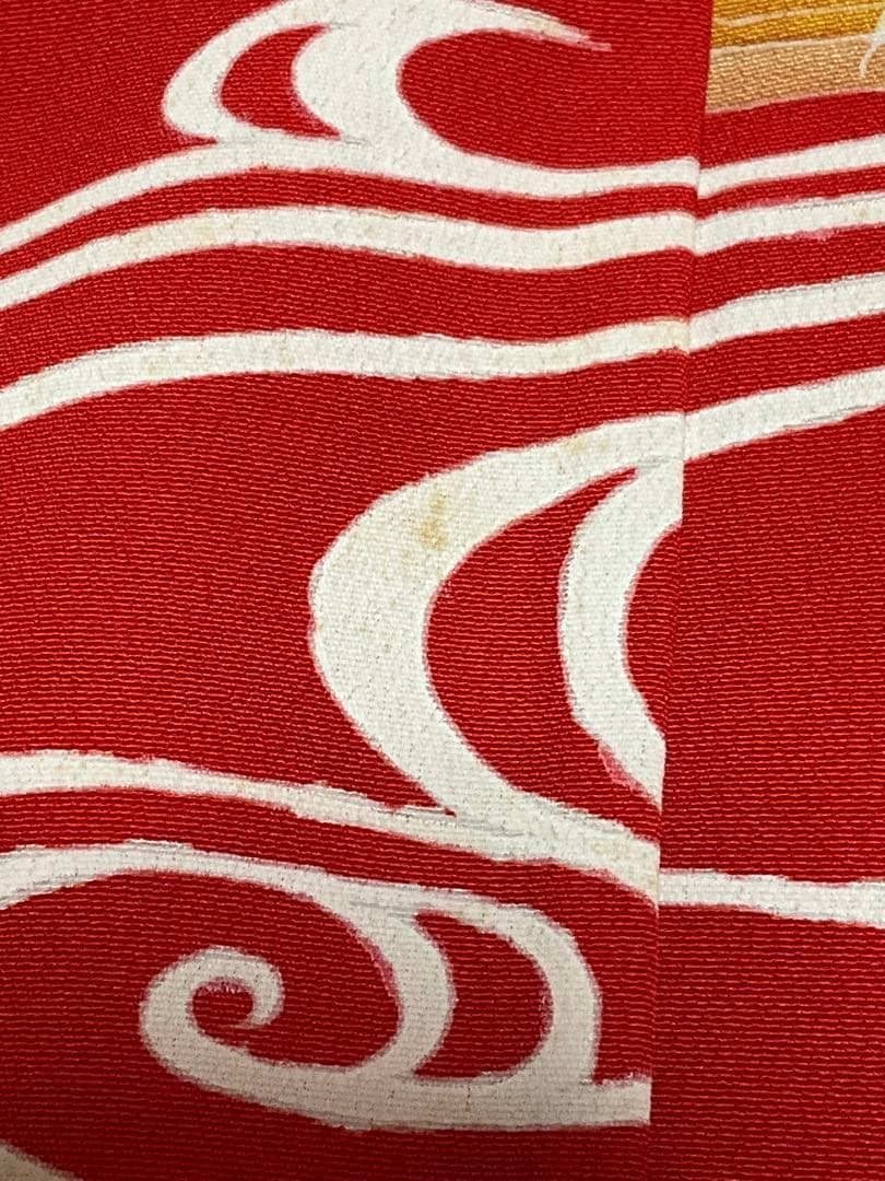 七五三　お正月　女の子　正絹　着物　長襦袢　肌着　7歳