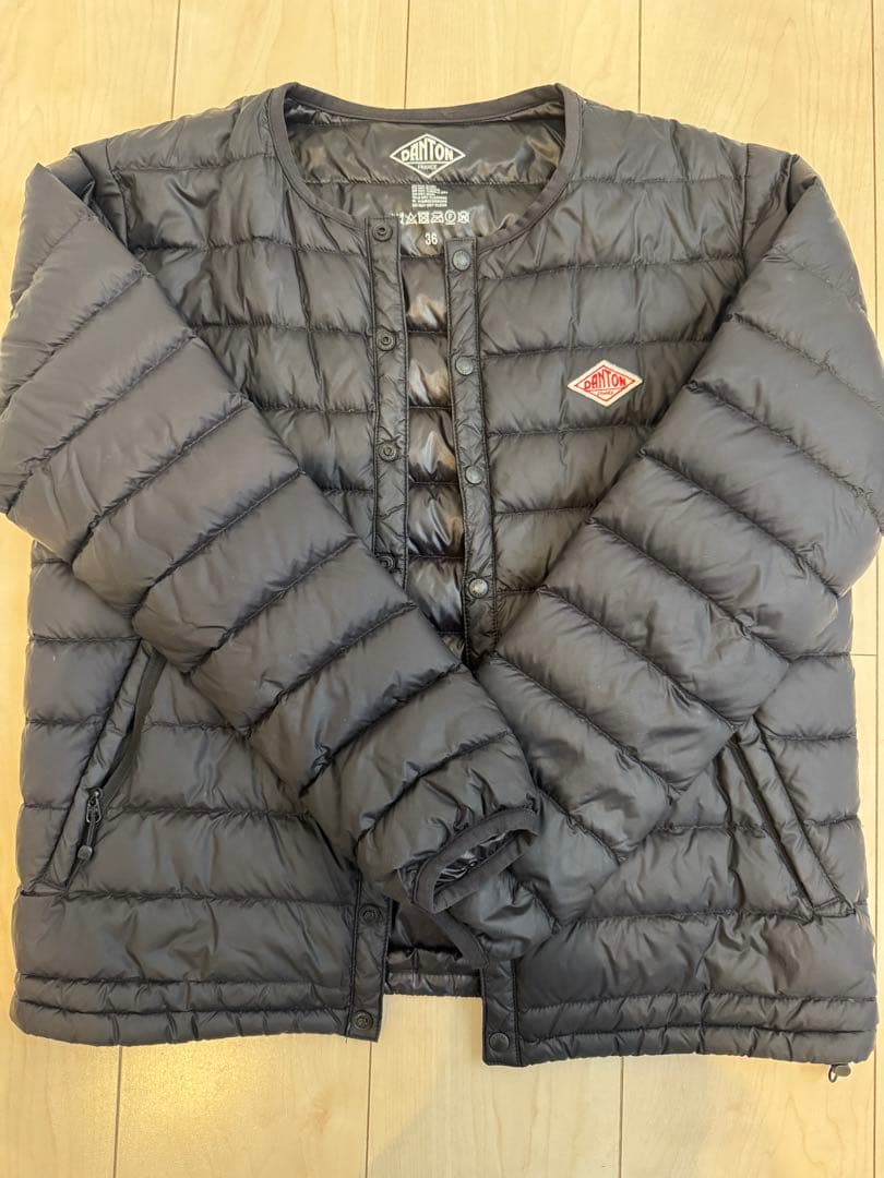 ダントン　インナーダウンジャケット　ブラック　36