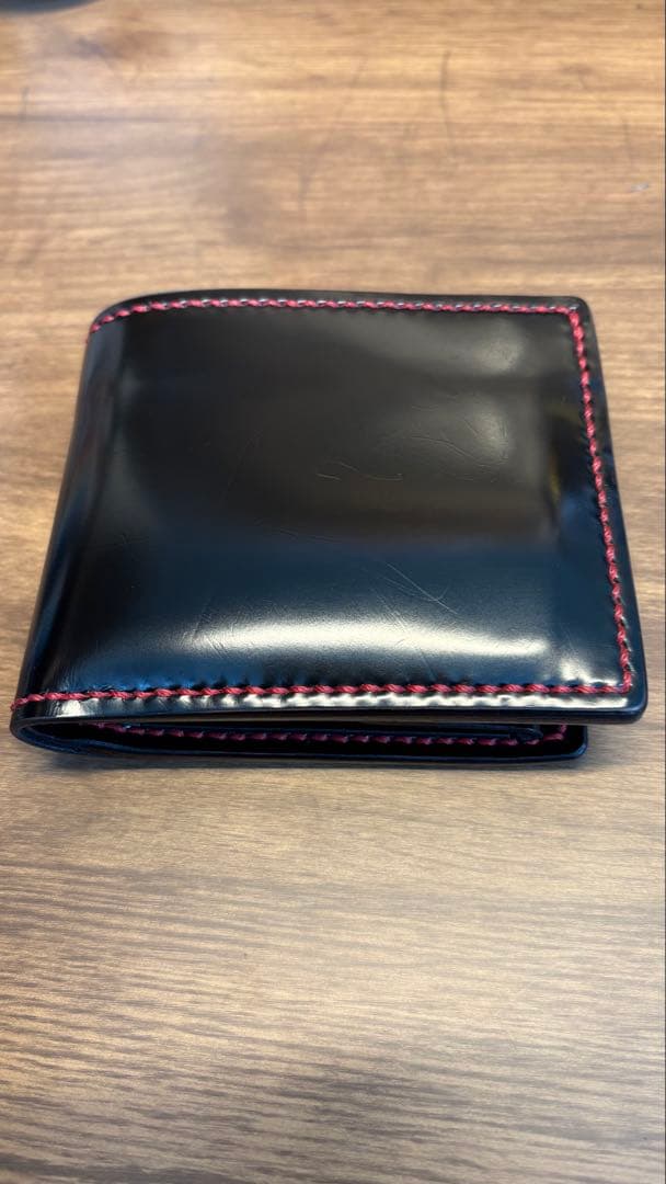 フルコードバン　手縫い　二つ折り財布