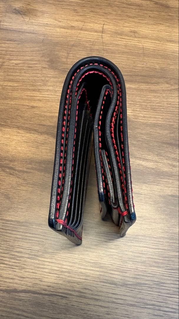 フルコードバン　手縫い　二つ折り財布