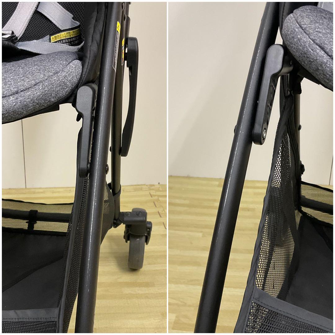 綺麗！Pigeon 超軽量ベビーカー Bingle ビングル BB1 グレー