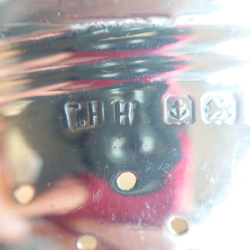 イギリス　アンティーク　ティーストレイナー　ティーストレーナー　茶こし　純銀