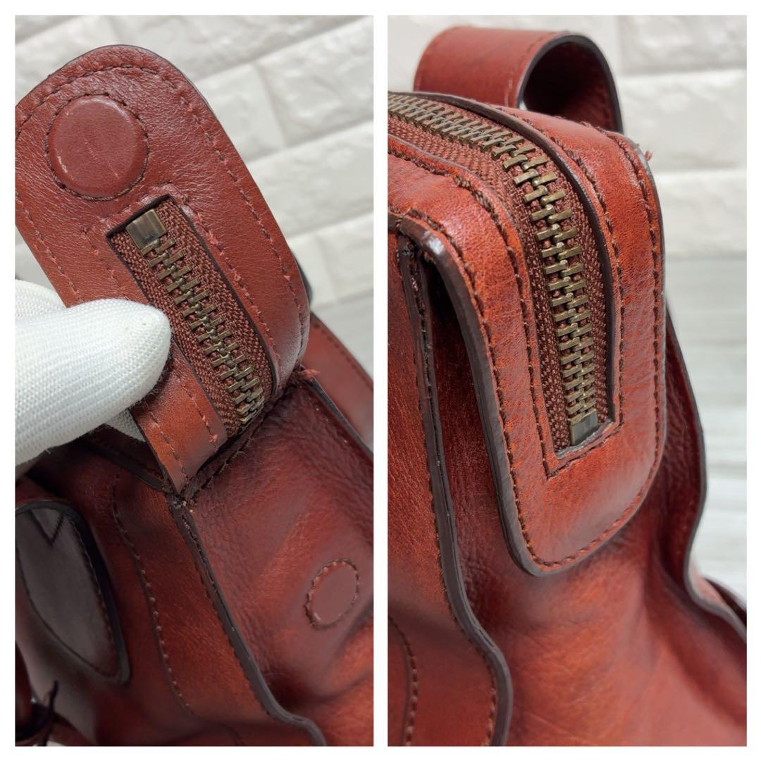 FOSSIL トートバッグ カギ アンティーク A4 ゴールド金具 クラシック