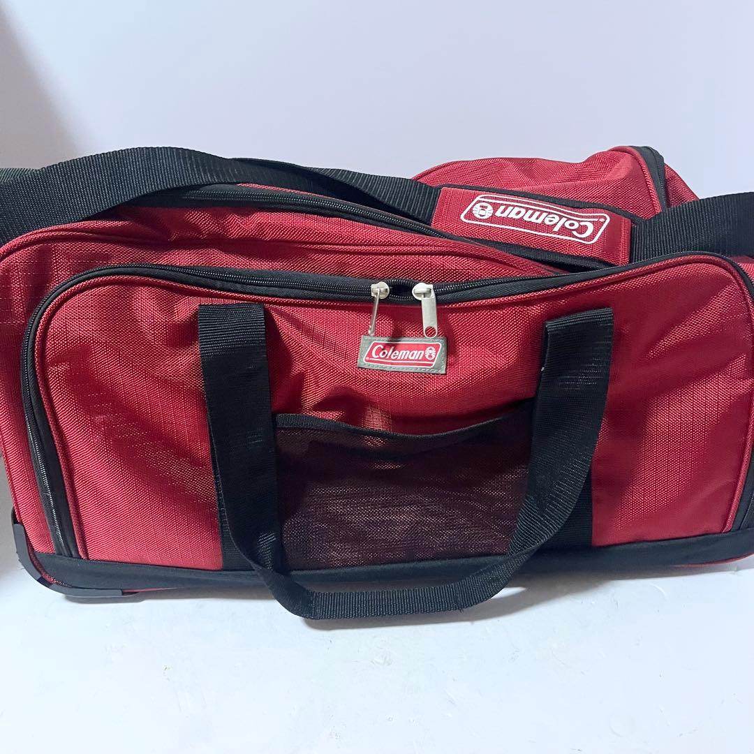 Coleman 3WAYボストンキャリーバッグ 大容量70赤 ショルダーバッグ