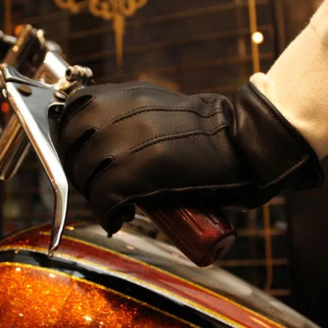 GLAD HAND レザーグローブ　ブラック