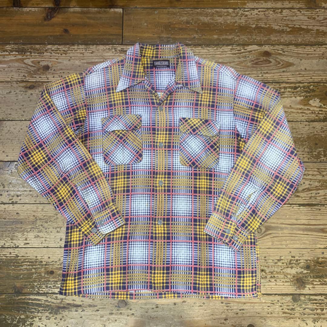 T*H様 50s YANKSHIRE プリントネルシャツ bigyank 開襟シ