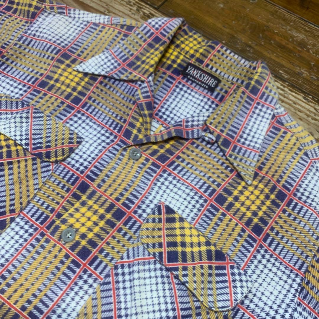 T*H様 50s YANKSHIRE プリントネルシャツ bigyank 開襟シ