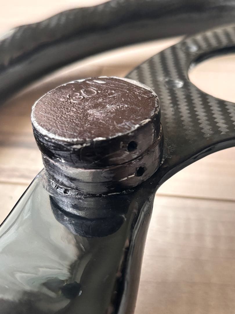 カーボン製 32.5×29 D型 ステアリング　ハンコン